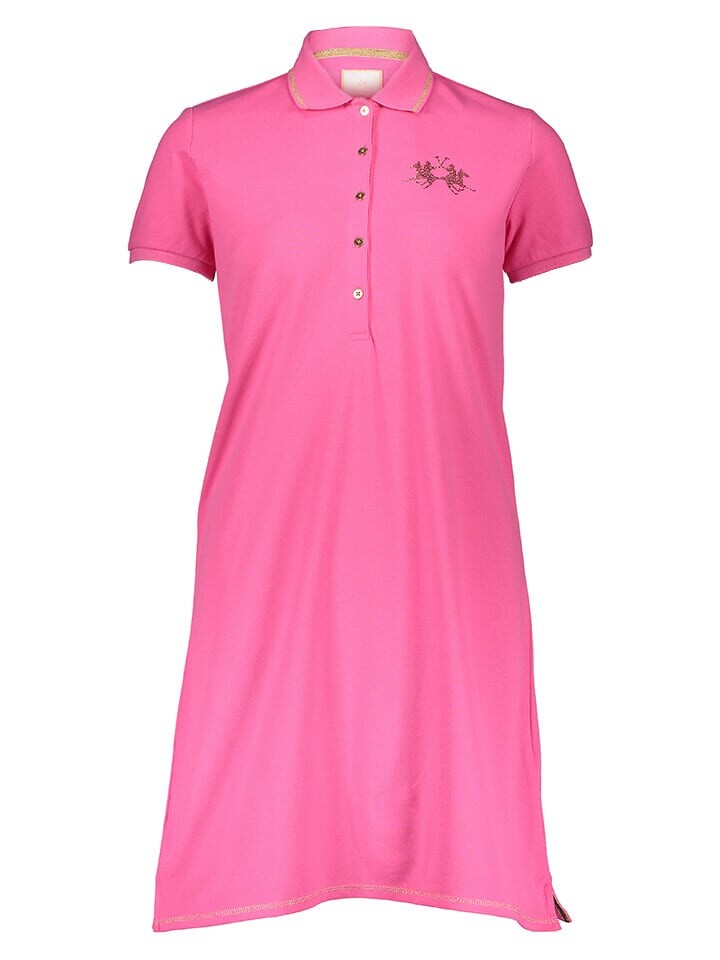 

Короткое платье La Martina Polo, розовый