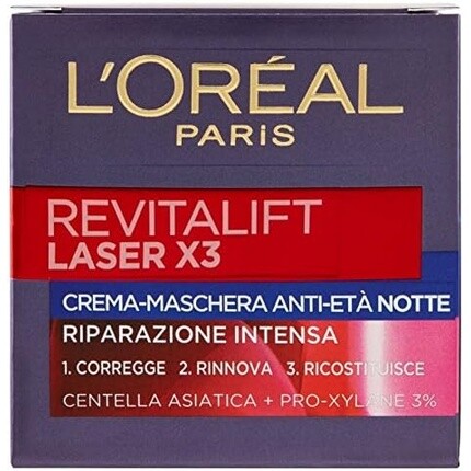 

L'Oréal Paris Revitalift Laser X3 Cream Антивозрастная ночная маска 50 мл