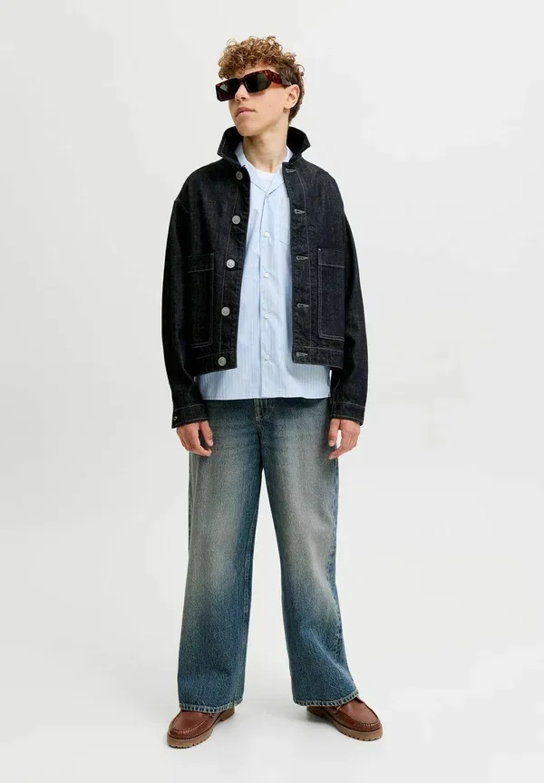 Рубашка гавайская Jack & Jones Junior, кашемирово-синий