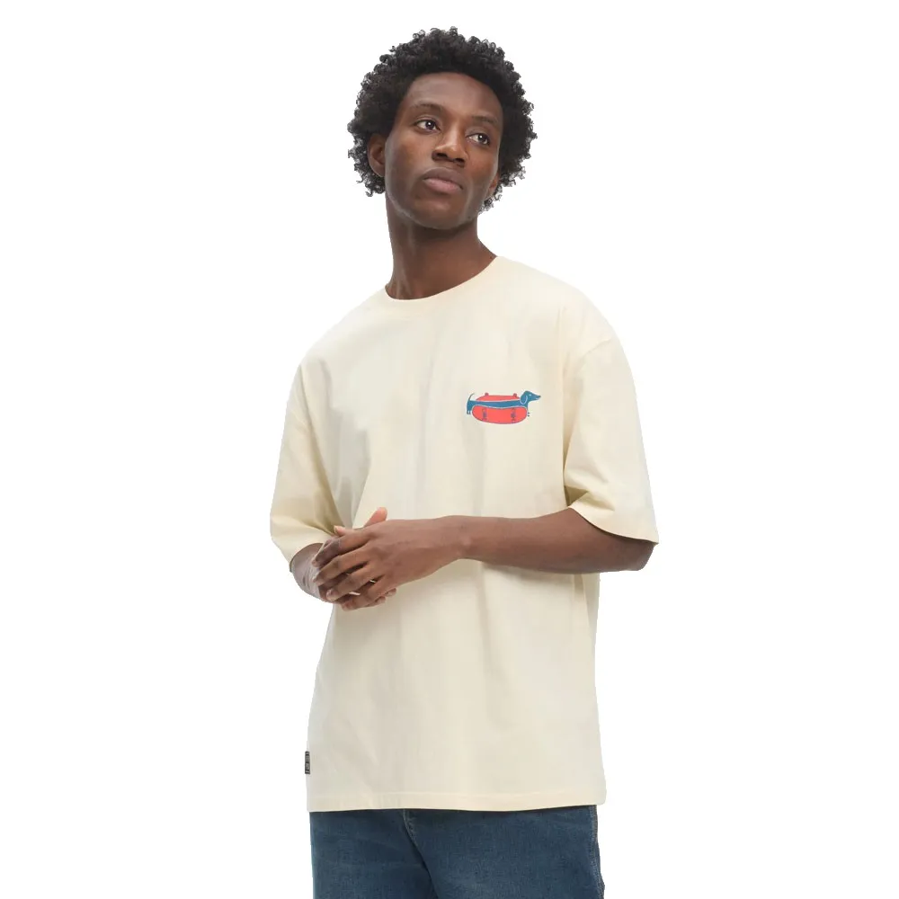 

Футболка с коротким рукавом Hydroponic Hot dog, бежевый