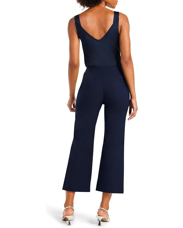 

Брюки NIC+ZOE Polished Wonderstretch Wide-Leg Crop, цвет Dark Indigo