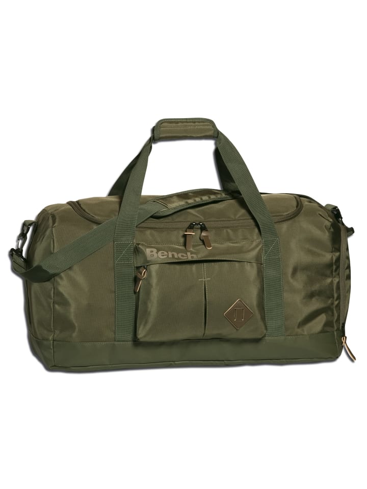 

Спортивная сумка Bench, цвет reisetasche, sporttasche nylon, reversed polyester olivgrün, grün ca. 60cm