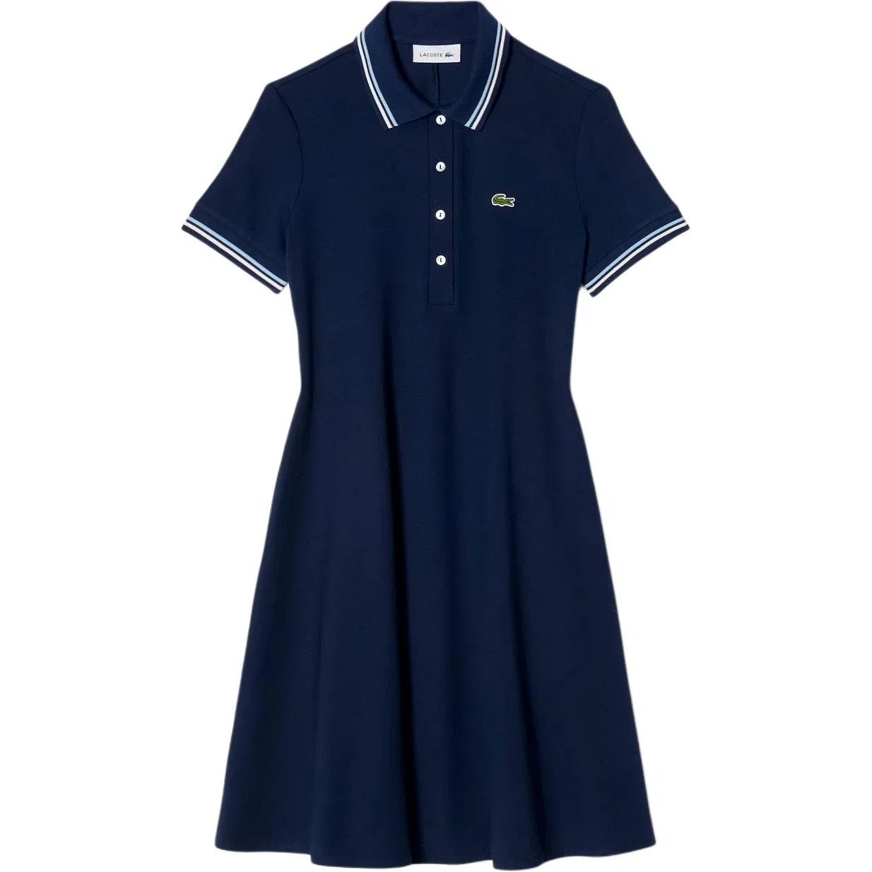 Платье поло Lacoste, классический воротник, 3UI