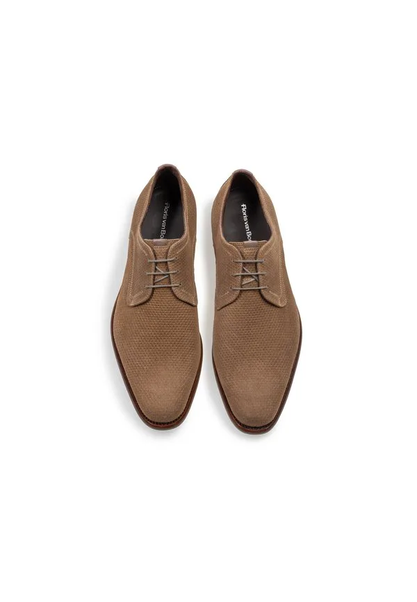 Элегантные туфли на шнуровке lace de draver 03 Floris Van Bommel, Lightbrown — фото 4