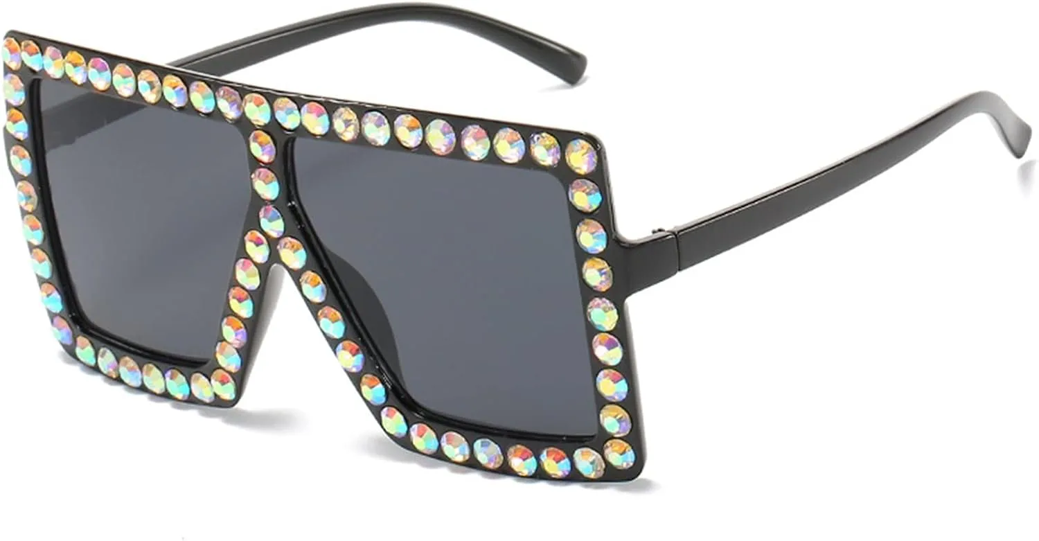 

Модные солнцезащитные очки в крупной оправе для уличных фотосессий, для мужчин и женщин, для отдыха на природе (Цвет: G, Размер: Средний) MTZJH, One Color