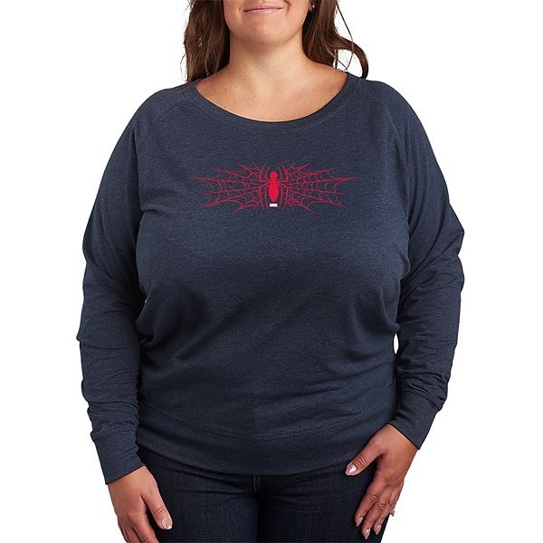 

Футболка с длинным рукавом Spider-Man French Terry plus size Marvel, Heather Indigo, Фиолетовый, Футболка с длинным рукавом Spider-Man French Terry plus size Marvel, Heather Indigo