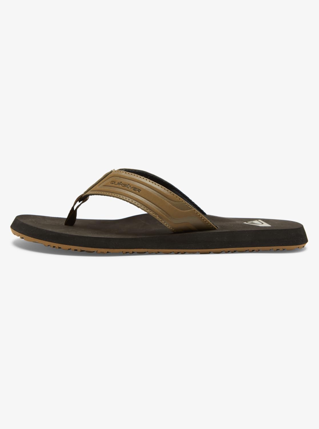 Сандалии Quiksilver Monkey Wrench Core - зеленый/черный/резиновый — фото 3