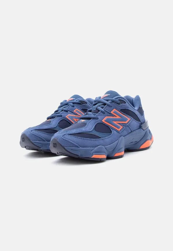 Кроссовки 9060 New Balance, Magic Blue/Tangerine Heat — фото 2