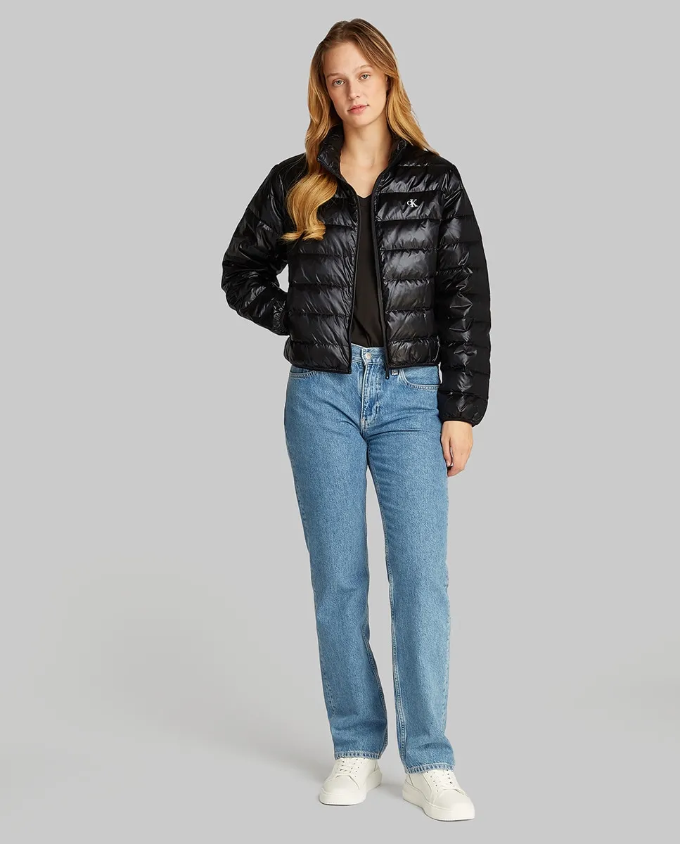 

Короткая стеганая женская куртка Calvin Klein Jeans, черный