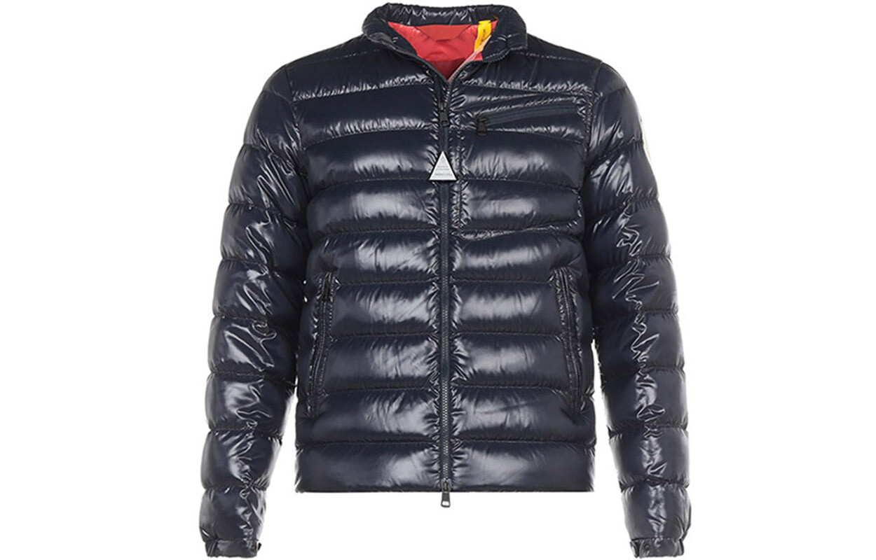 

Пуховик мужской морской синий Moncler