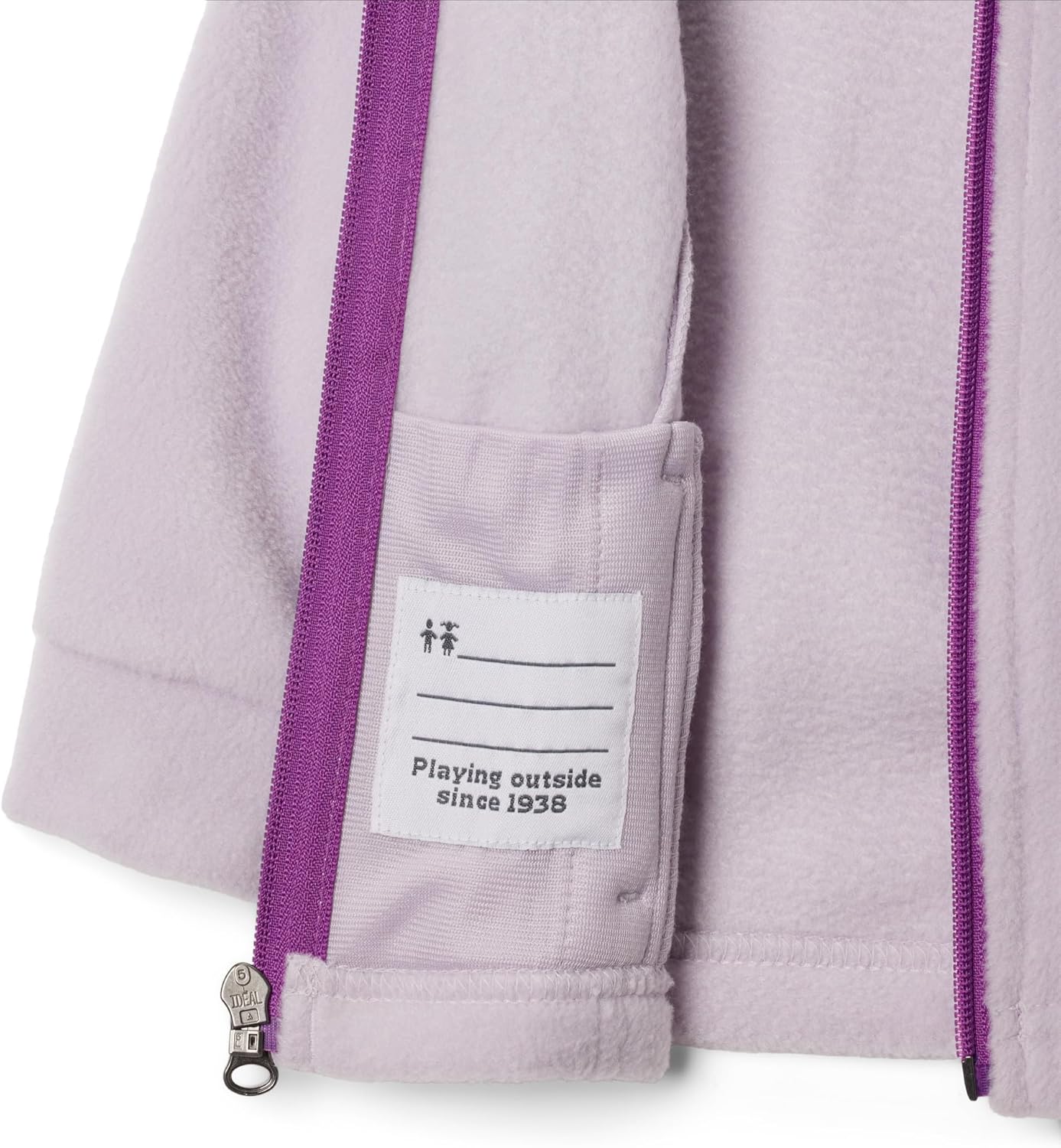 Флисовая куртка Columbia Unisex-Baby Benton Springs, Lavender Pearl — фото 3