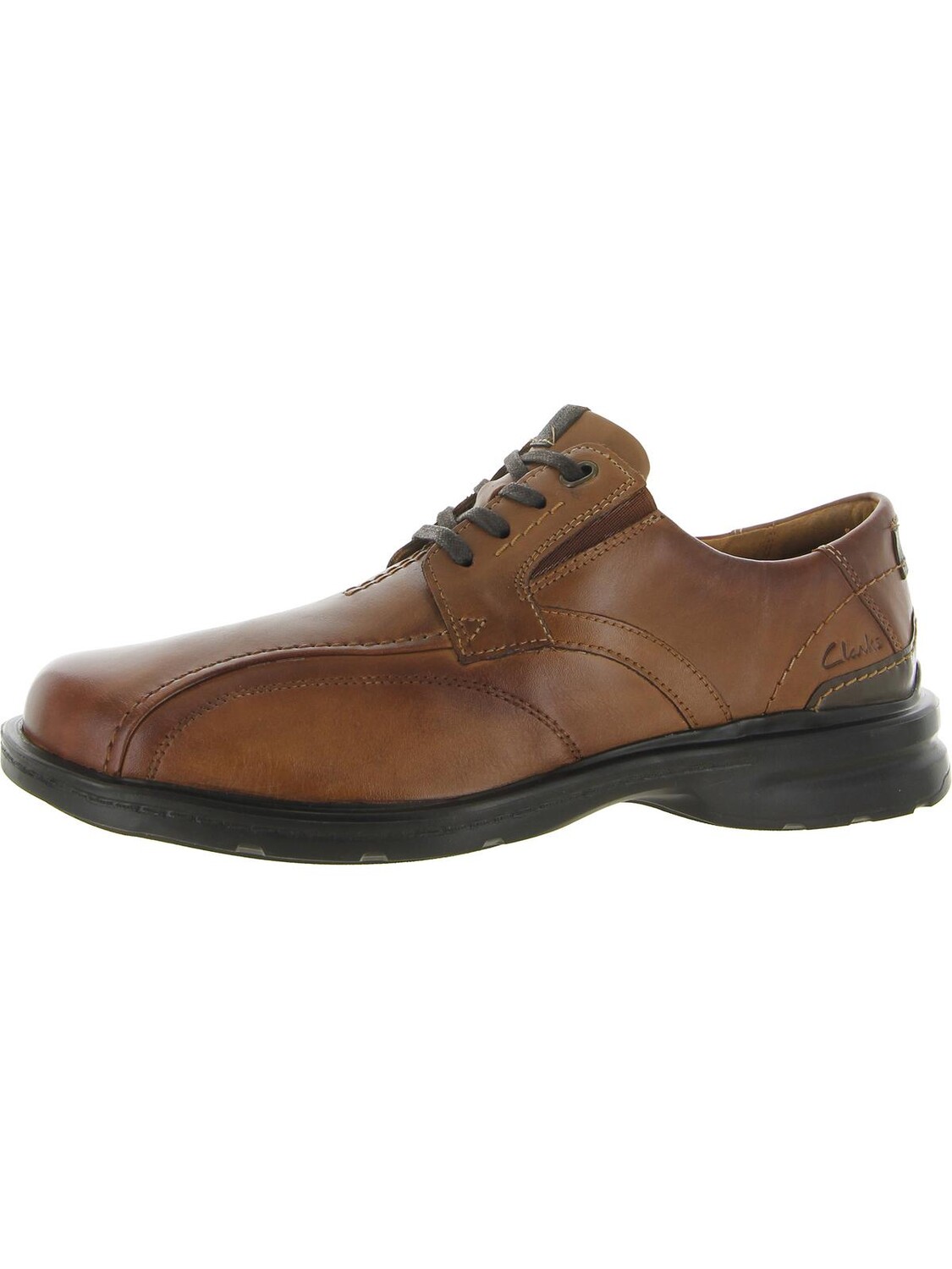 

GESSLER LACE Мужские кожаные туфли дерби на шнуровке Clarks, цвет Dark Tan Leather