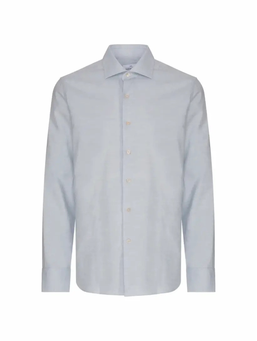 

Хлопковая рубашка Alessandro Gherardi, синий