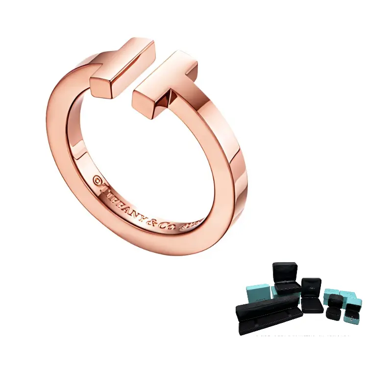 

Tiffany & Co. Кольцо из розового золота 18 карат, унисекс
