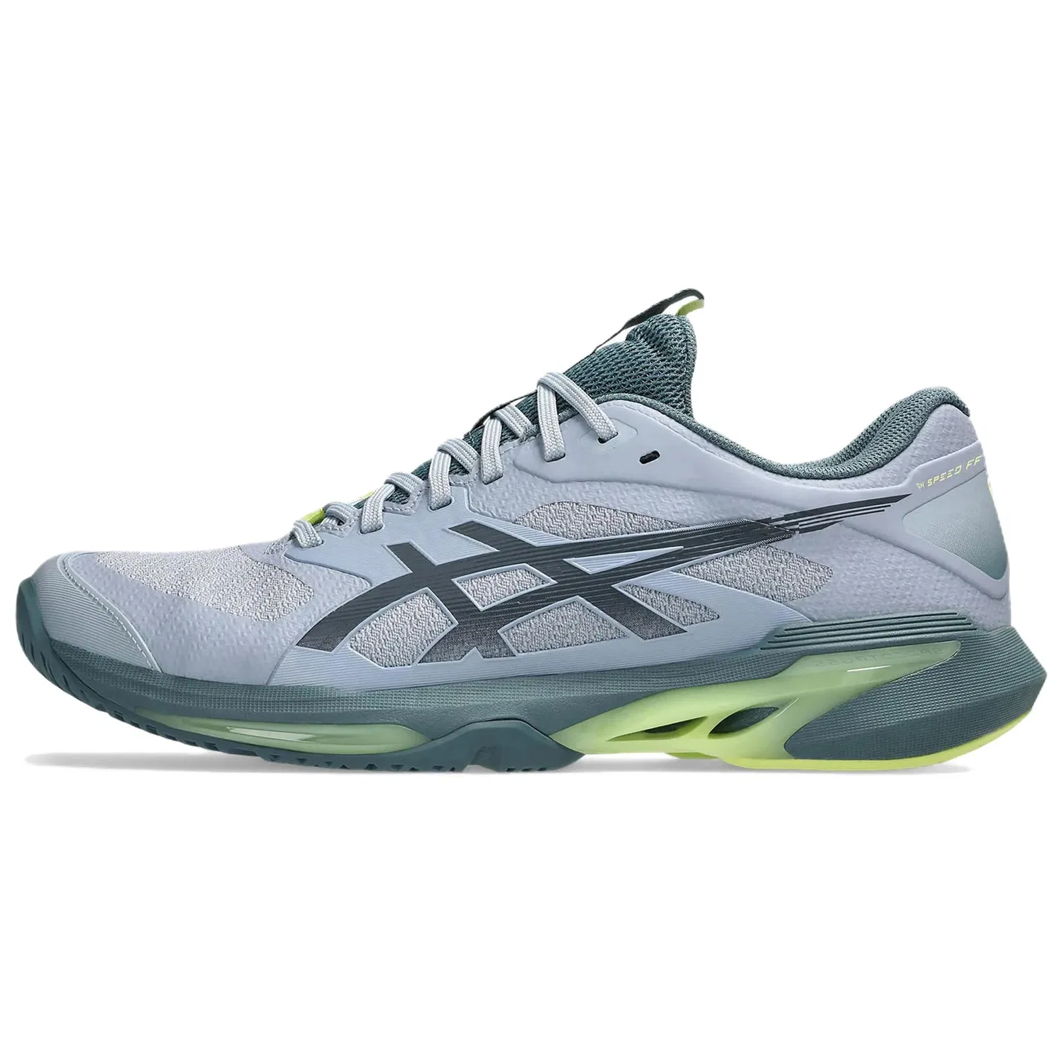 Кроссовки для тенниса ASICS Solution Speed FF 4 серо-голубые