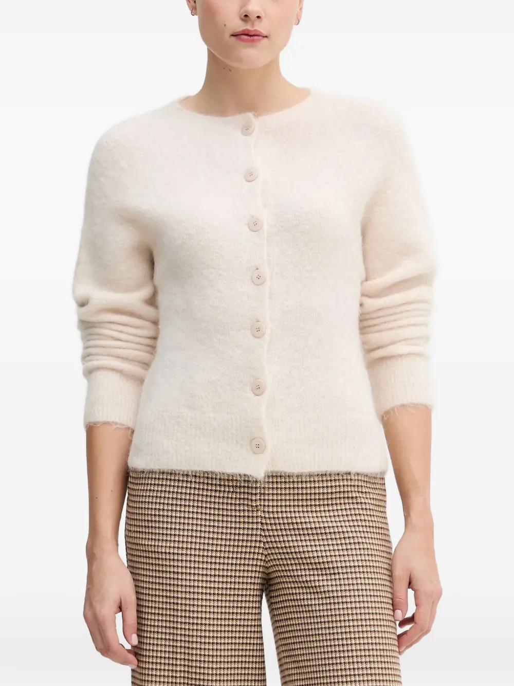 

Кардиган на пуговицах Sandro Ferrone, нейтральный