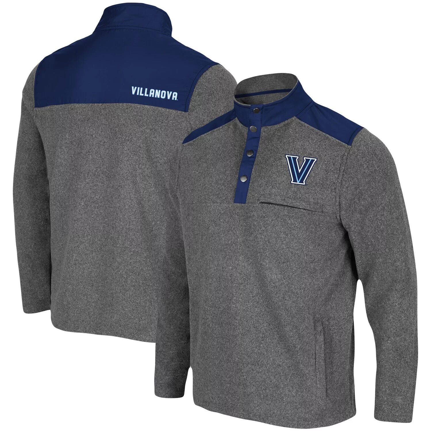 

Мужской пуловер с принтом древесного угля/темно-синего цвета Villanova Wildcats Huff Snap Snap Colosseum, Синий, Мужской пуловер с принтом древесного угля/темно-синего цвета Villanova Wildcats Huff Snap Snap Colosseum