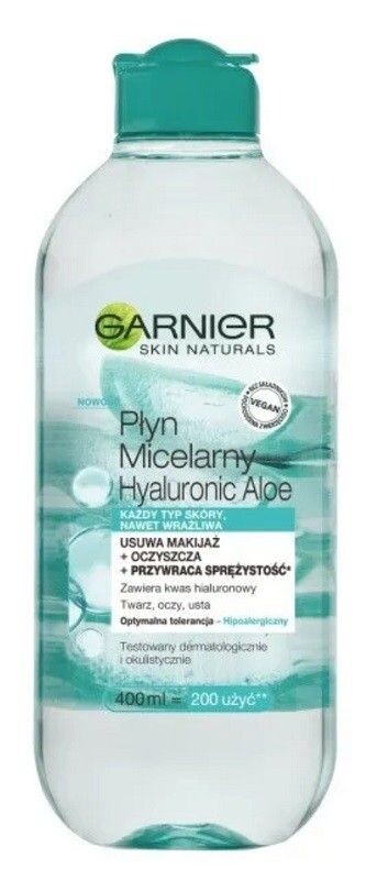 

Мицеллярная жидкость Garnier Skin Naturals Hyaluronic Aloe, 400 мл