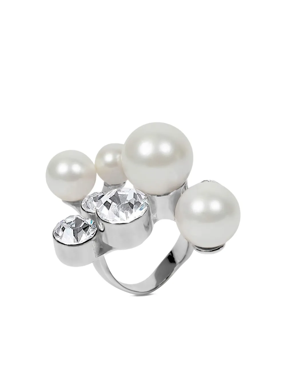 

Декорированное кольцо DRIES VAN NOTEN, серебряный