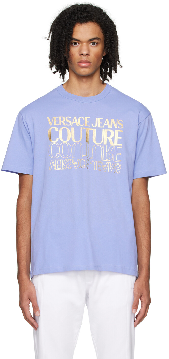 

Синяя футболка Bonded Versace Jeans Couture