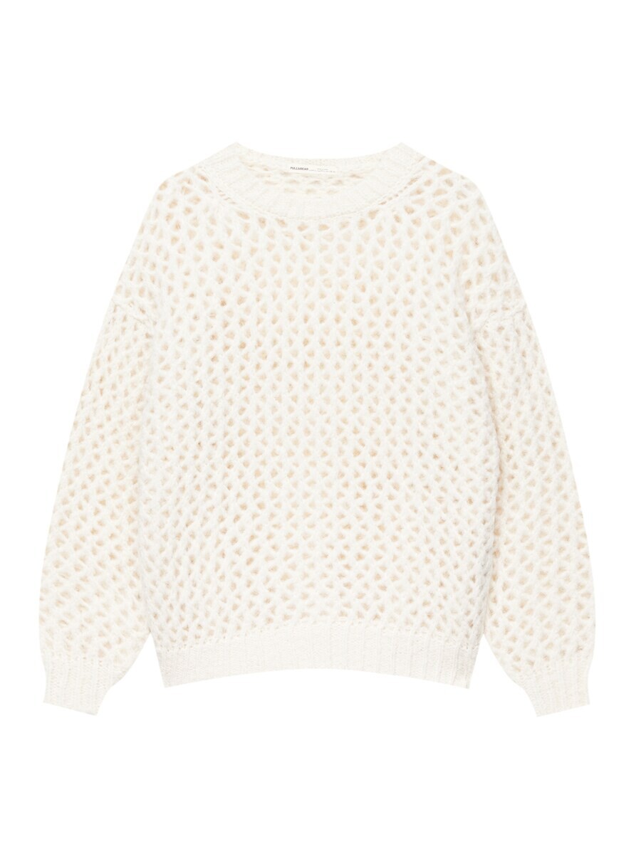 

Тонкий вязаный свитер Pull&Bear Sweater, экрю