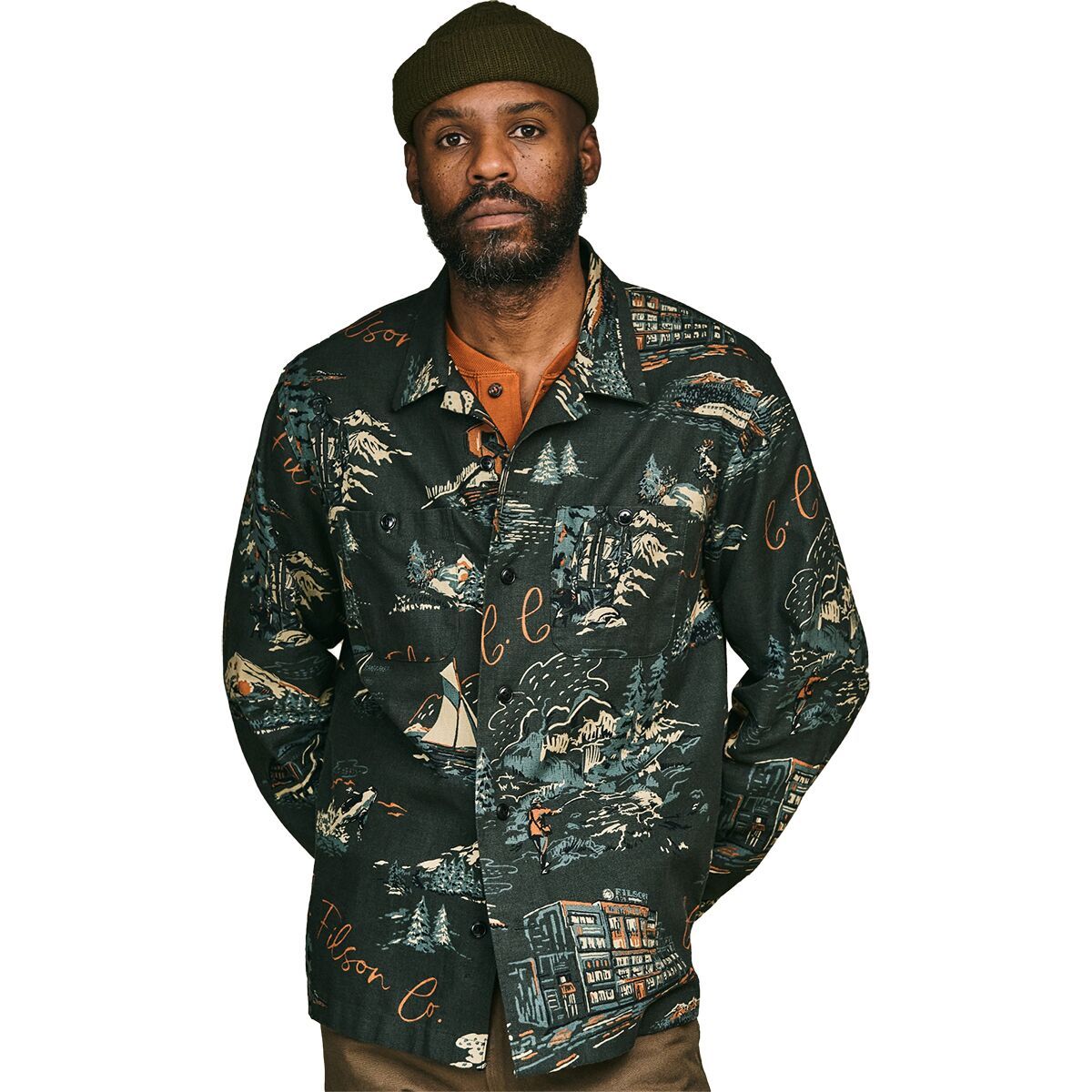

Лагерная рубашка Elk heights Filson, мультиколор