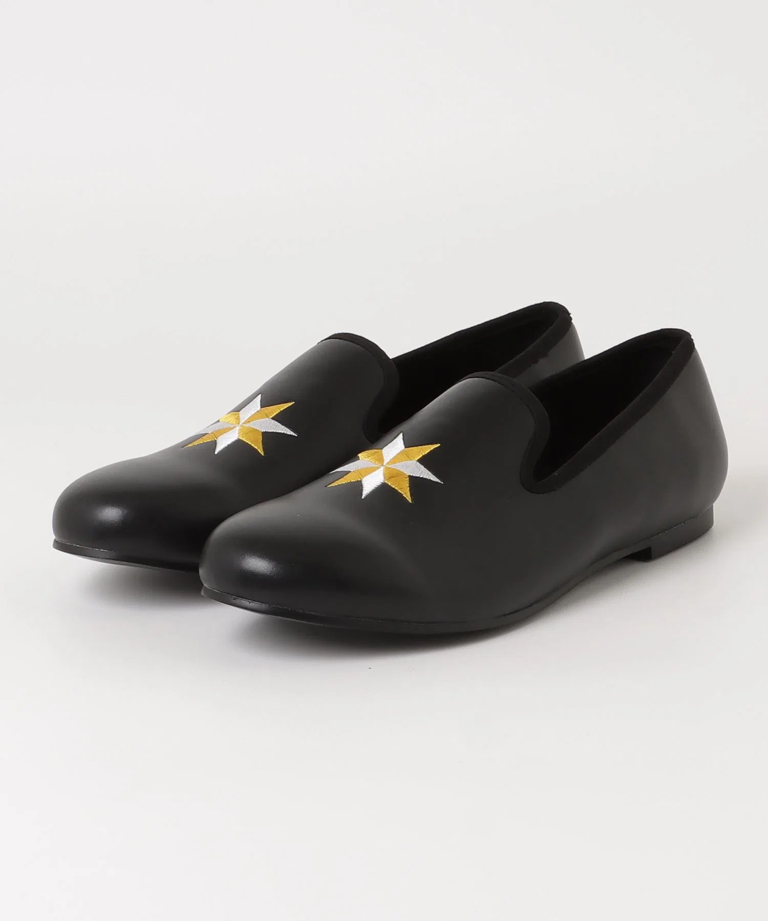 Мужские и женские слипоны THRIFTY LOOK 'STAR' OPERA PUMPS с вышивкой — фото 2