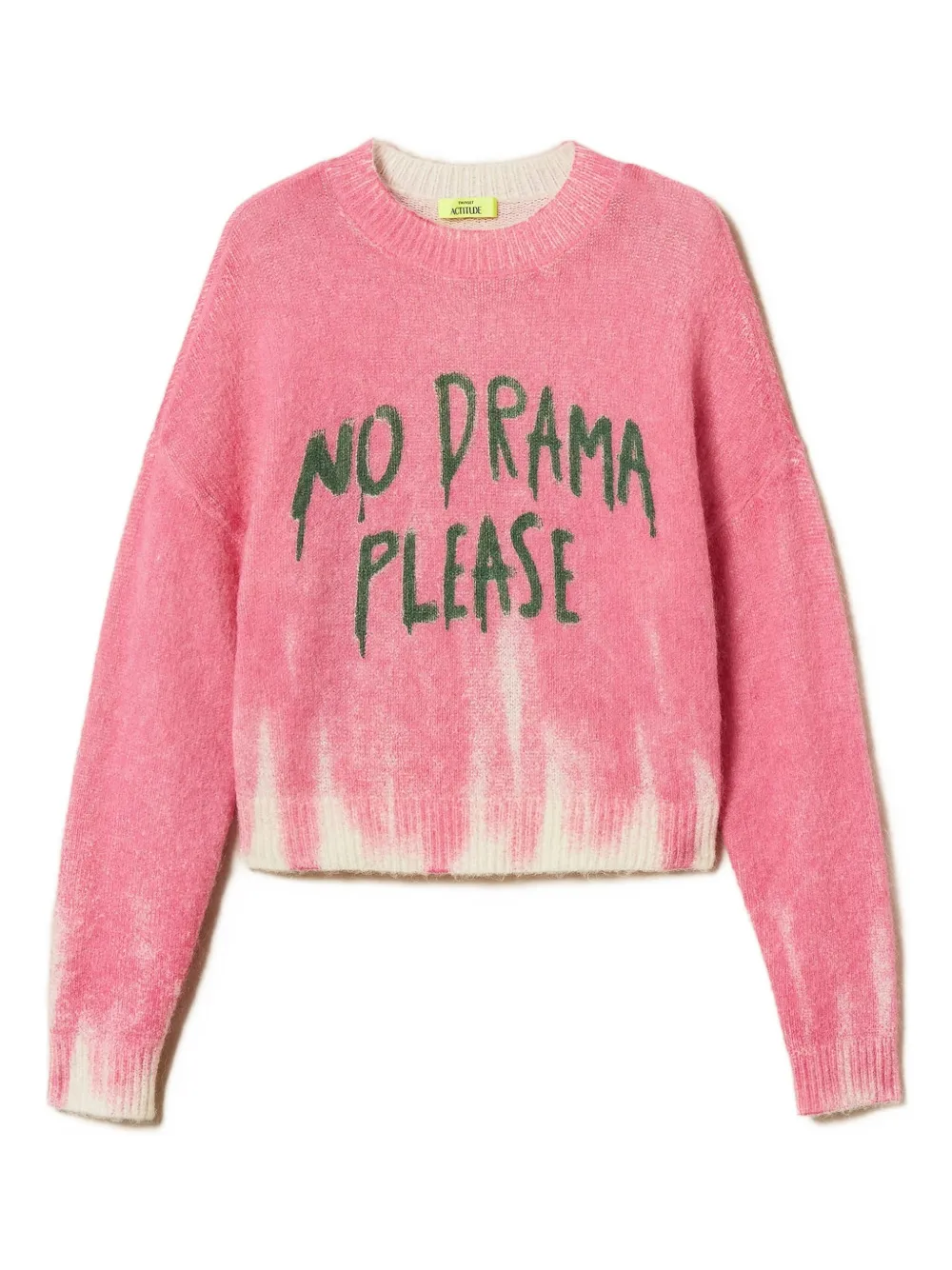 

Свитер с принтом тай-дай TWINSET, розовый