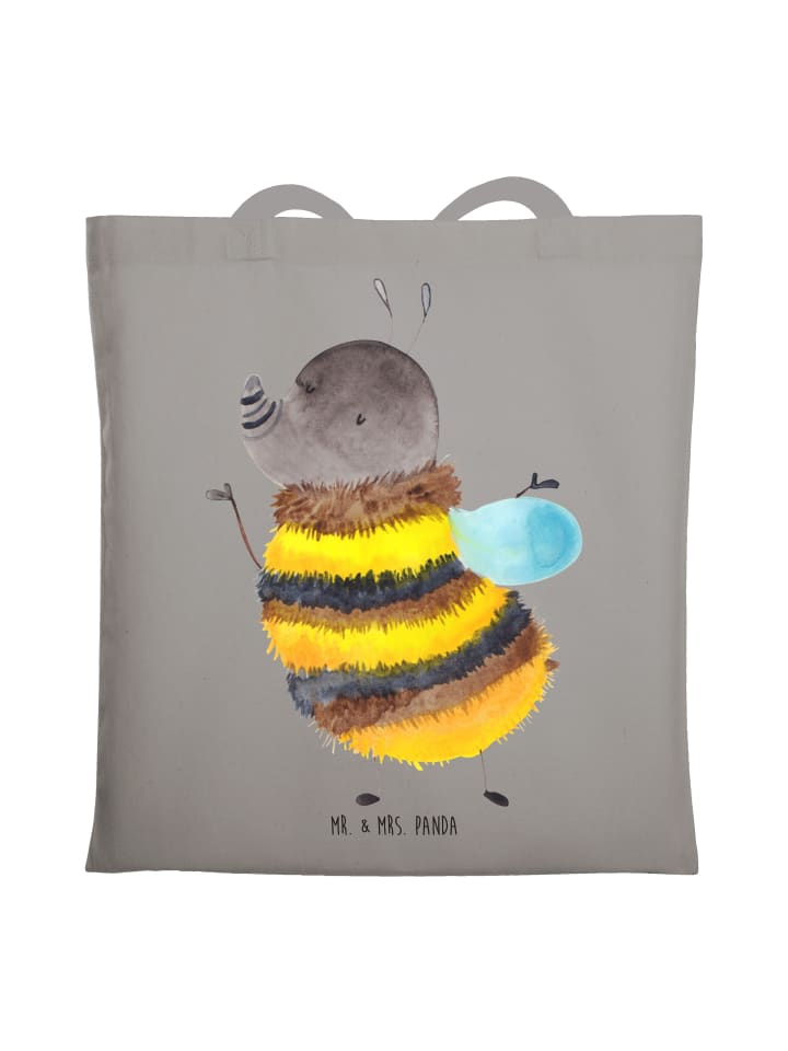 

Mr. & Mrs. Panda Мягкая сумка Hummel без надписи, светло-серого цвета