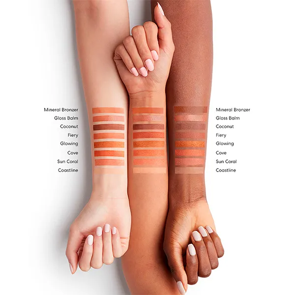Веганская палитра теней для век Mineralist Eyeshadow Palette Bareminerals, цвет warmth — фото 2
