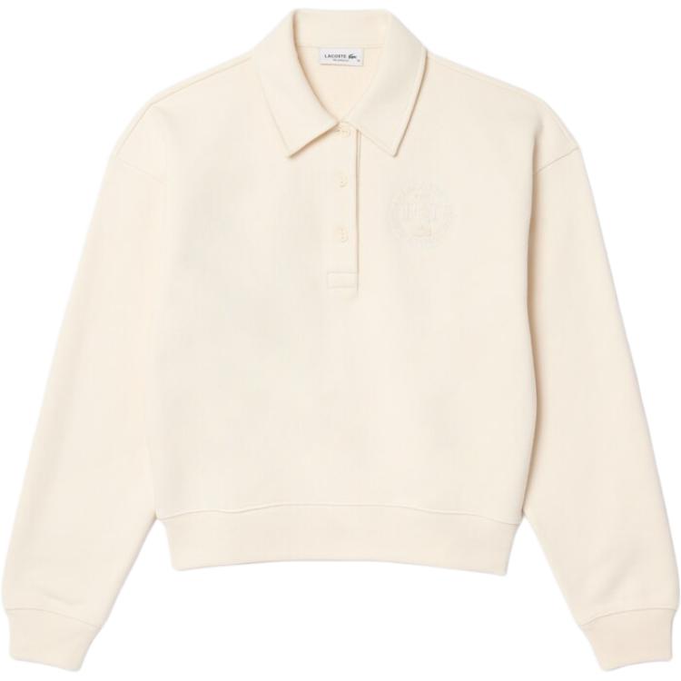 

Поло свитшот LACOSTE, белый