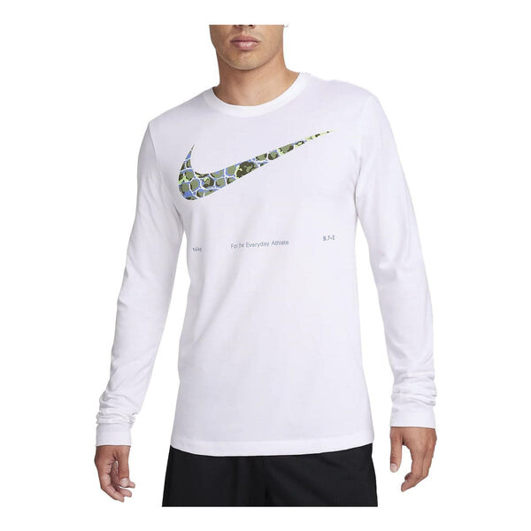 

Футболка с длинным рукавом Dri Fit Nike, белый