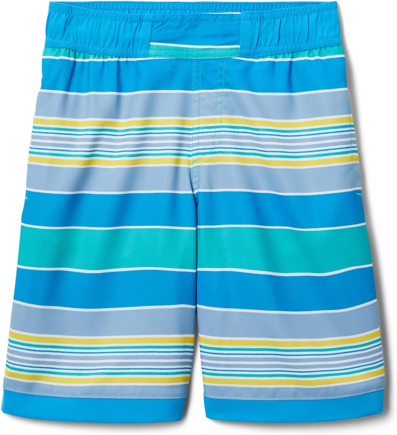 

Шорты Columbia Boys Sandy Shores для серфинга, влагоотводящие, с защитой от ультрафиолета, Bright Aqua Danby Stripe/Compass Blue