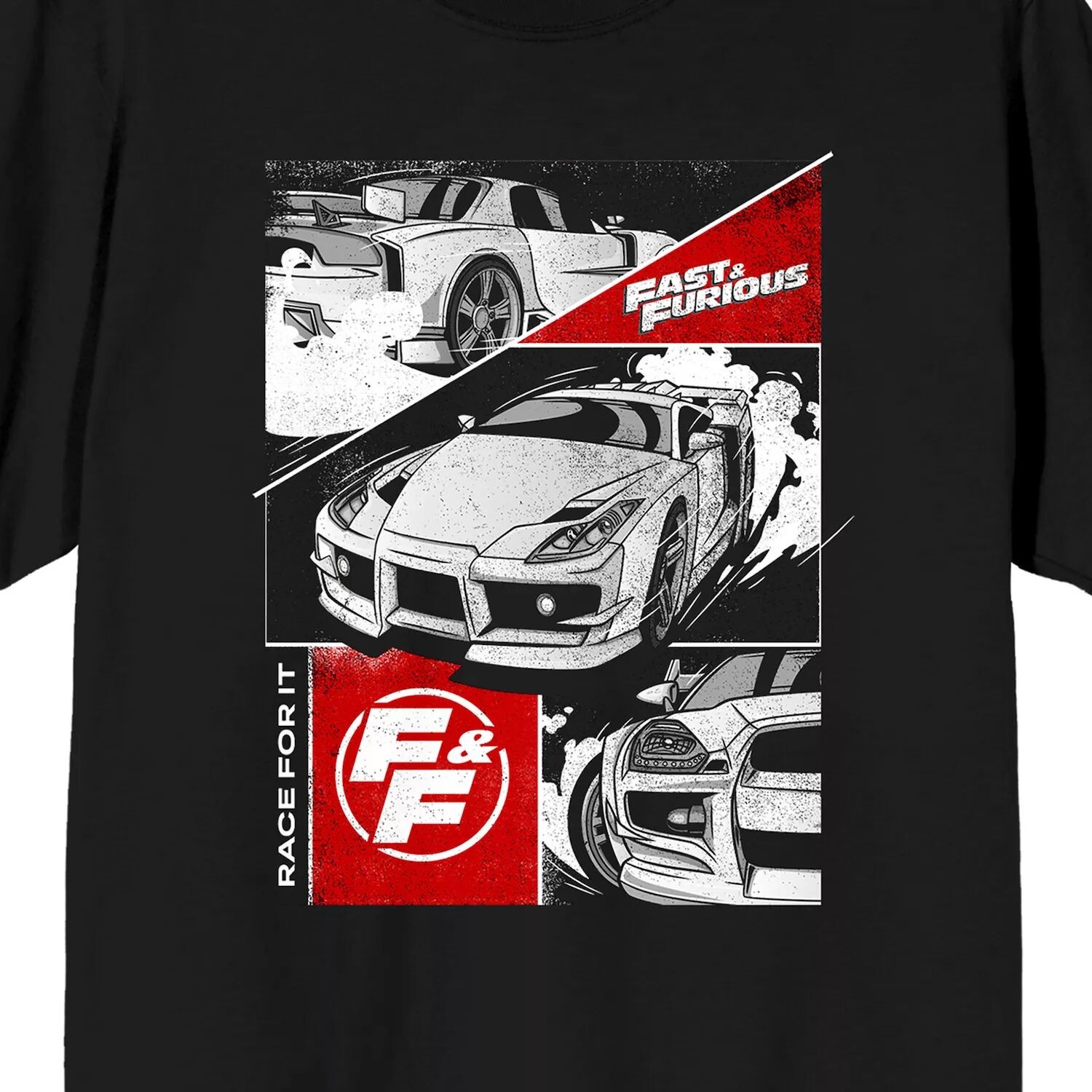 

Мужская футболка The Fast & The Furious Race For It Licensed Character