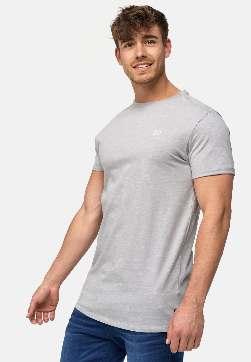 

Футболка базовая KLOGE INDICODE JEANS, цвет grey
