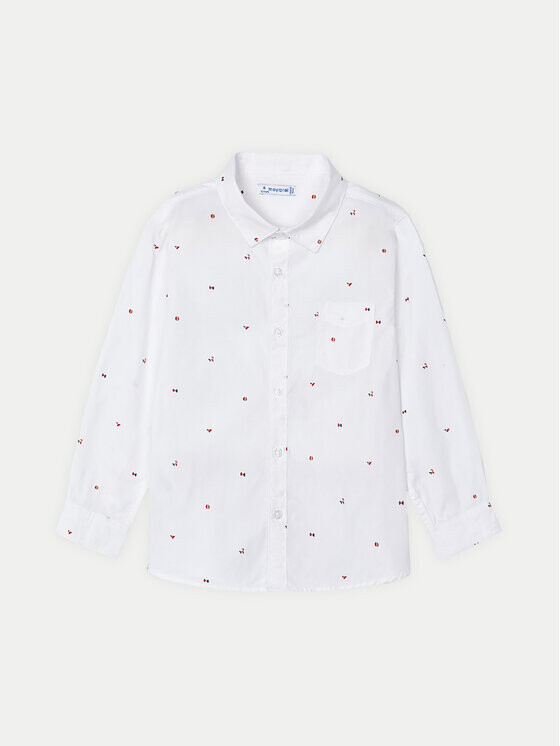 

Рубашка стандартного кроя Mayoral, белый