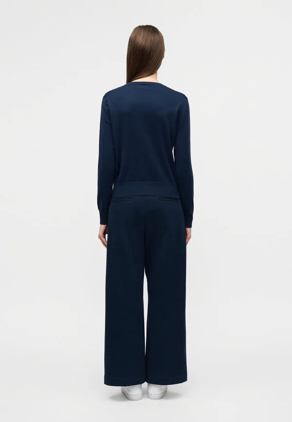 Хлопковый кардиган с круглым вырезом /// кардиган Polo Ralph Lauren, Bright Navy — фото 4