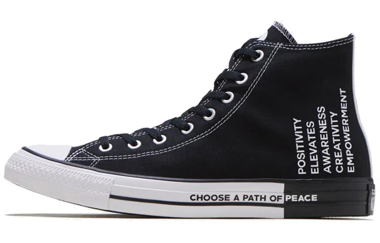 

Кроссовки Chuck Taylor All Star Converse High 'Seek Peace - Black', Серый, Кроссовки Chuck Taylor All Star Converse High 'Seek Peace - Black'