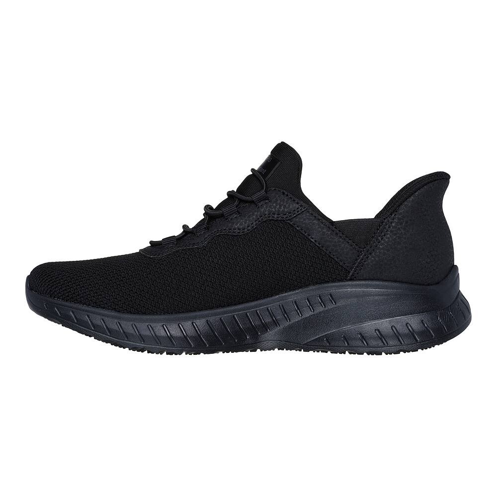 Женские туфли Skechers Hands Free Slip-ins Work Squad Chaos SR Jasul, черный — фото 3