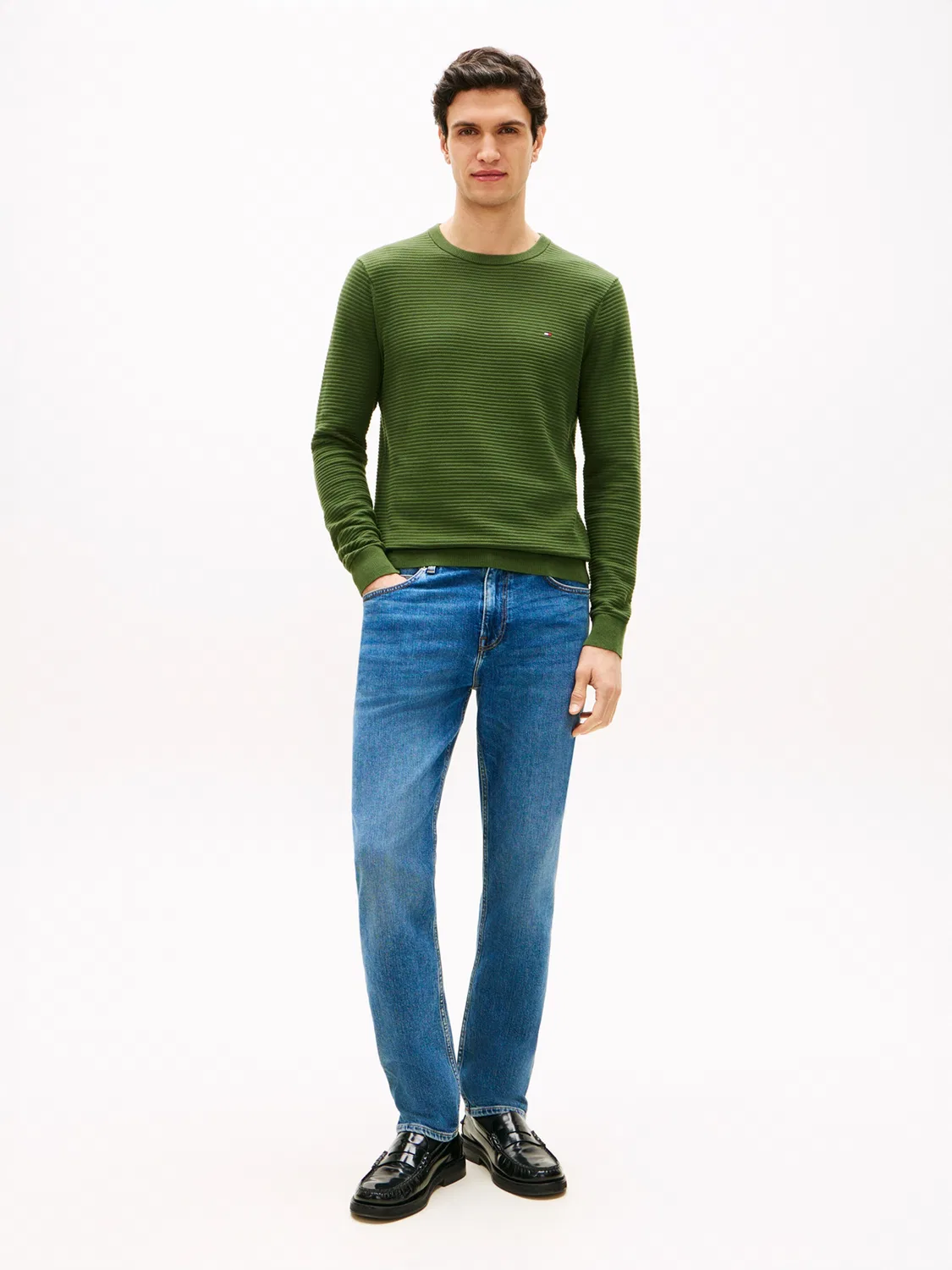 Свитер Tommy Hilfiger Seasonal в цвете Apple — фото 4