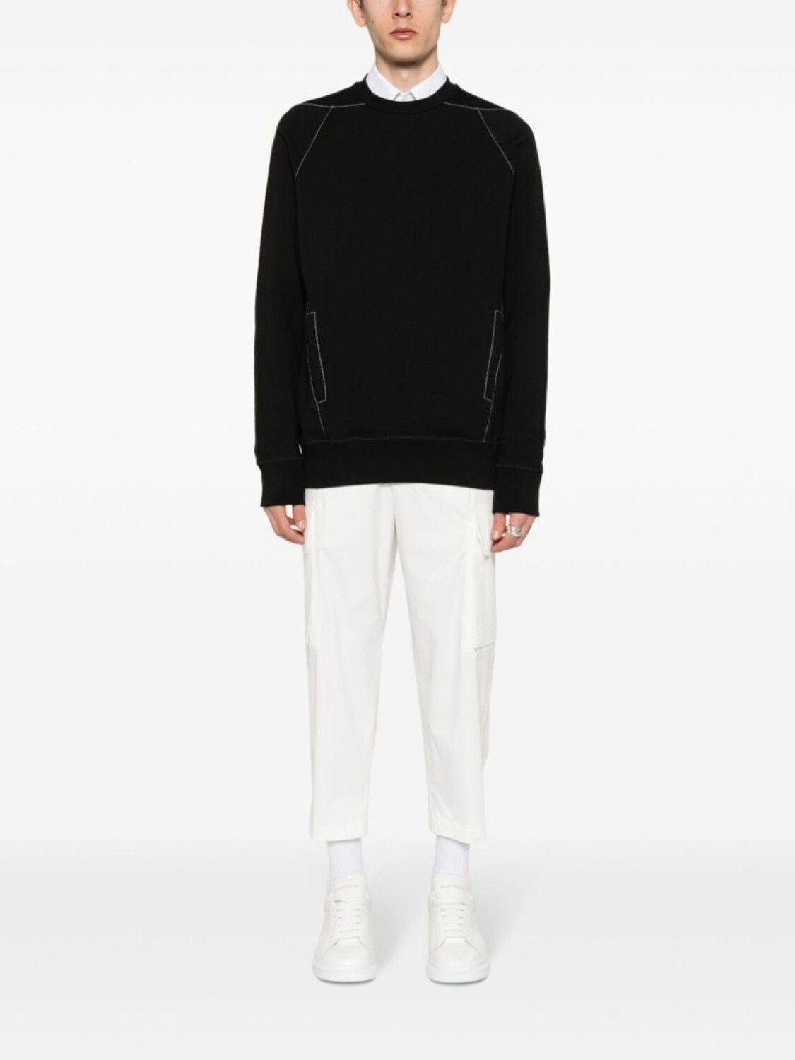 

Alexander McQueen толстовка из джерси, черный