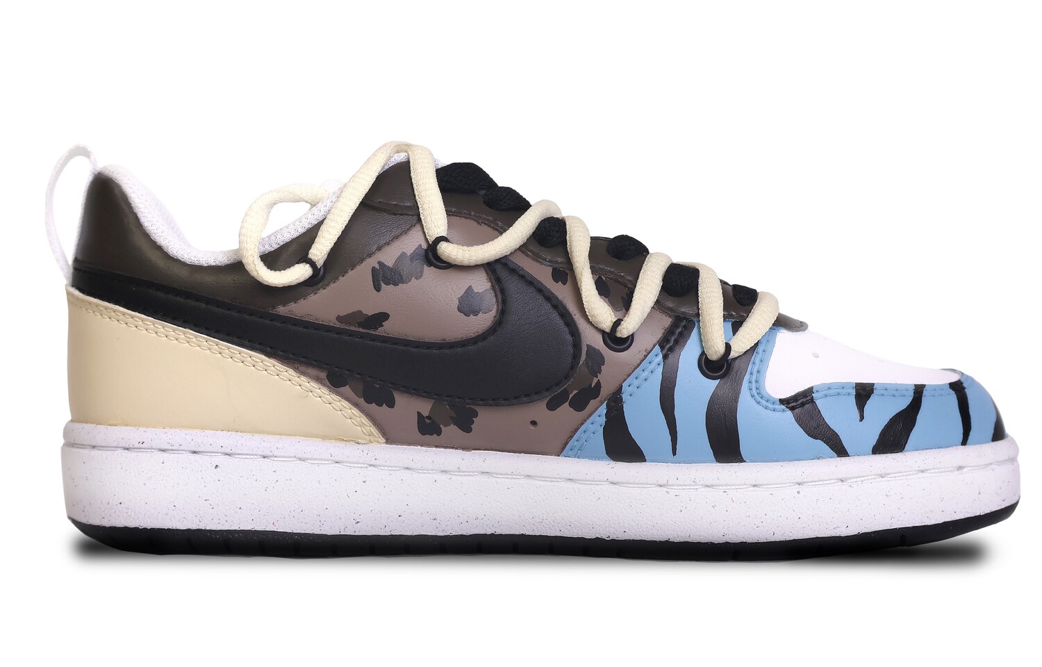 

Женские кроссовки для скейтбординга Nike Court Borough, Black Olive/Golden Brown