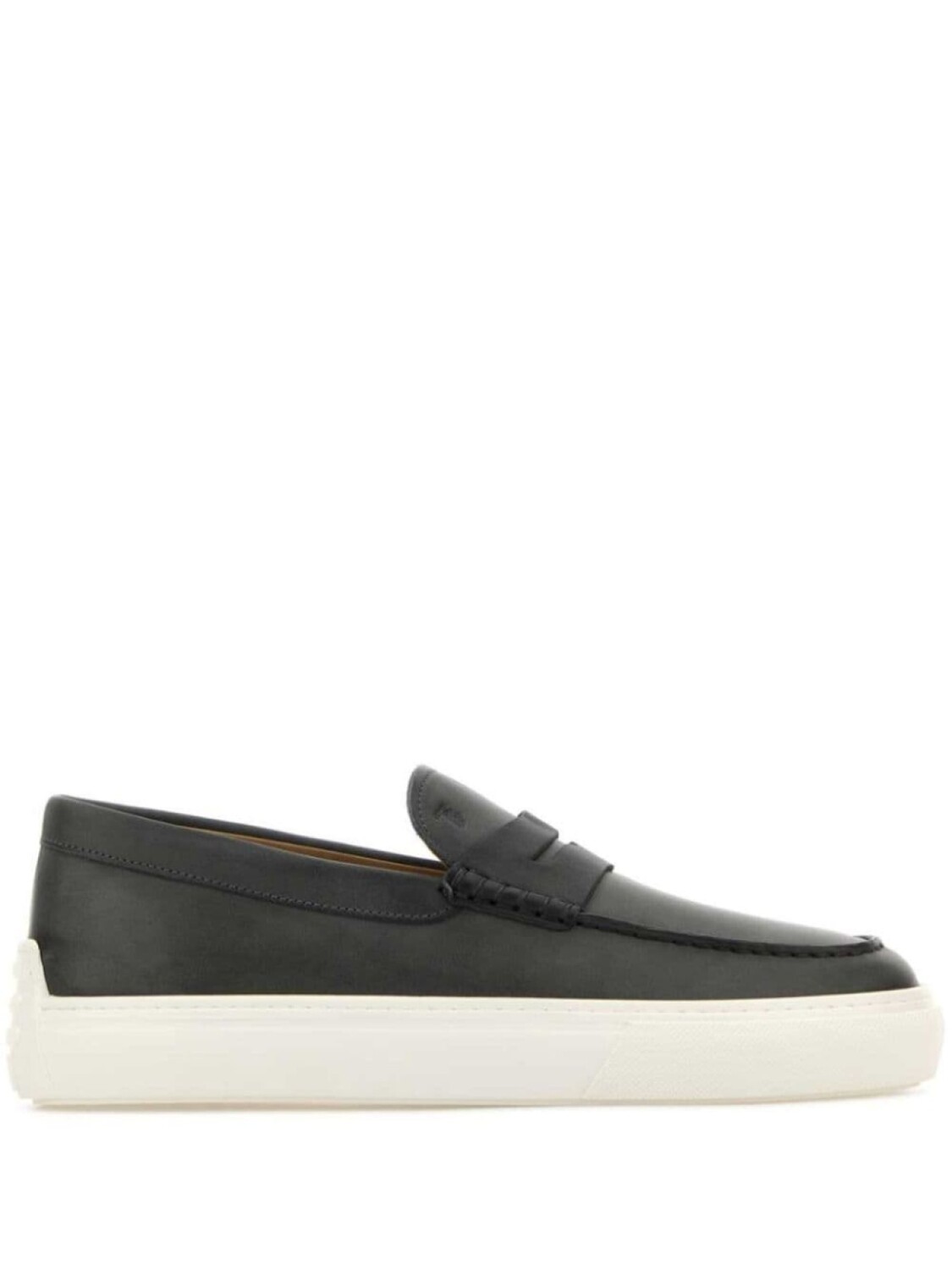 

Кожаные мокасины Tod's, серый