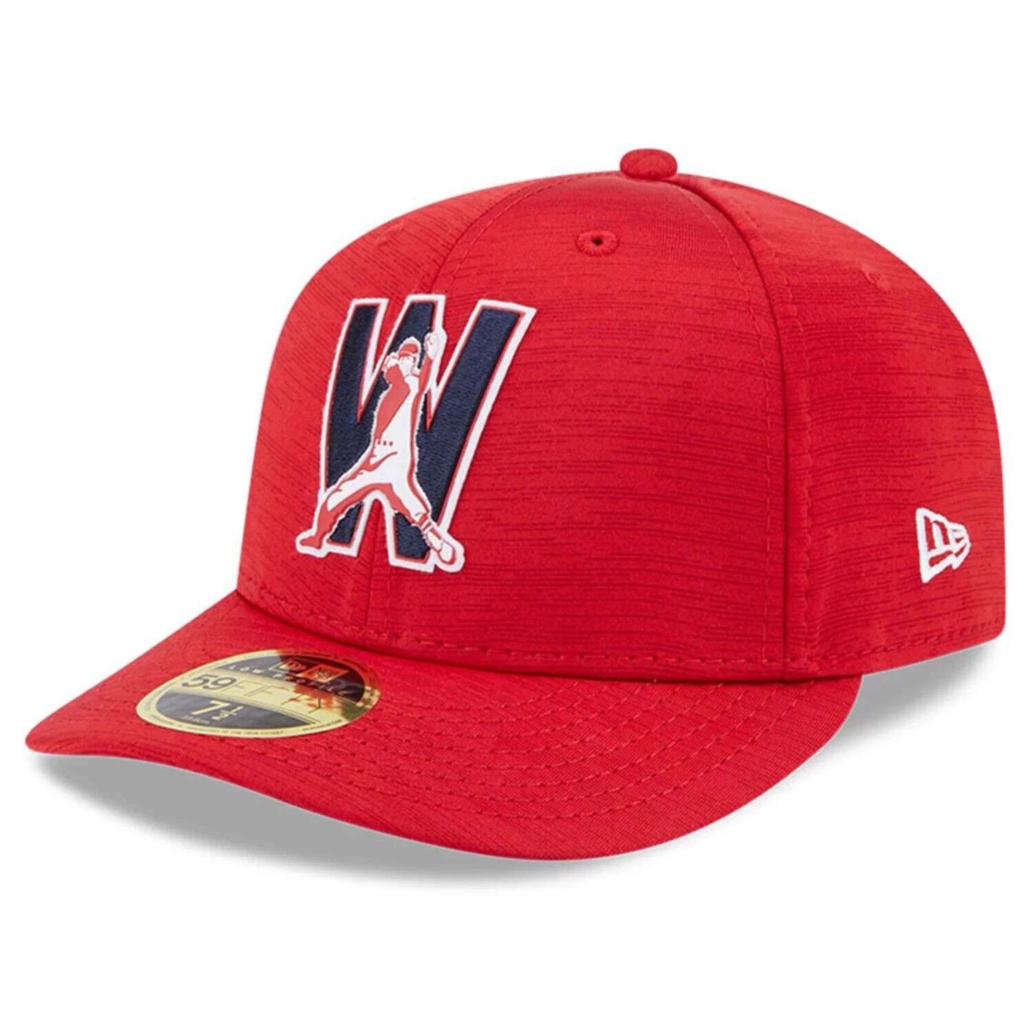 

Мужская облегающая шляпа New Era Red Washington Nationals 2023 Clubhouse Low Profile 59FIFTY