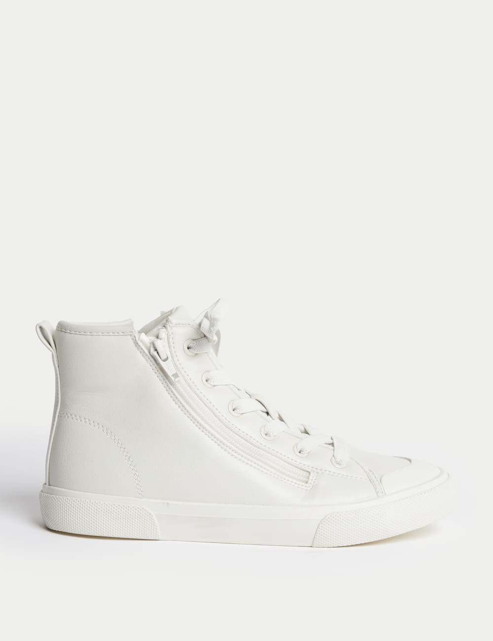 

Детские высокие кроссовки Freshfeet Zip Marks & Spencer, белый
