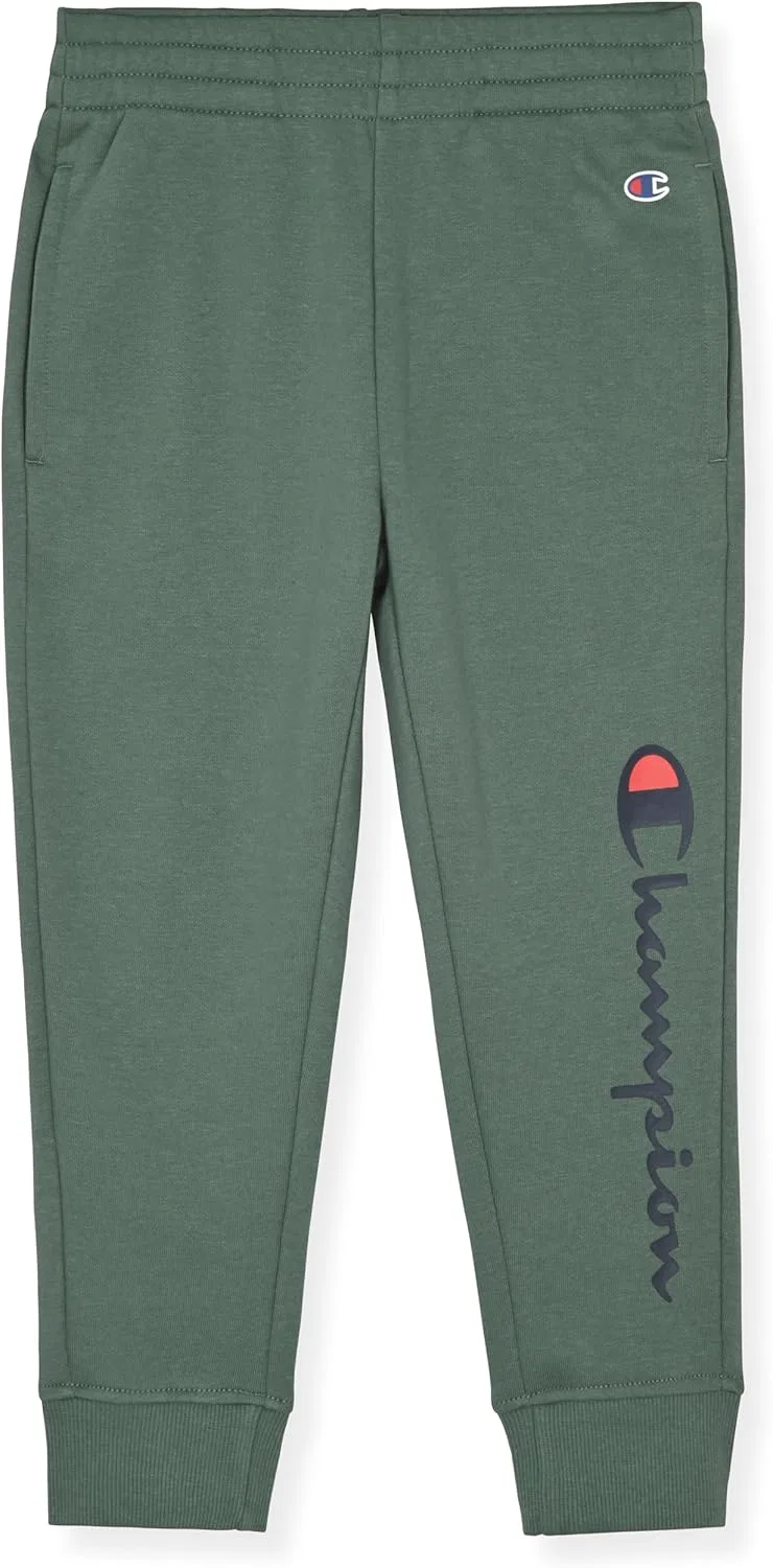 Спортивный костюм Champion, 3 предмета: худи, джоггеры, футболка, Forest Green-grey Zip — фото 4
