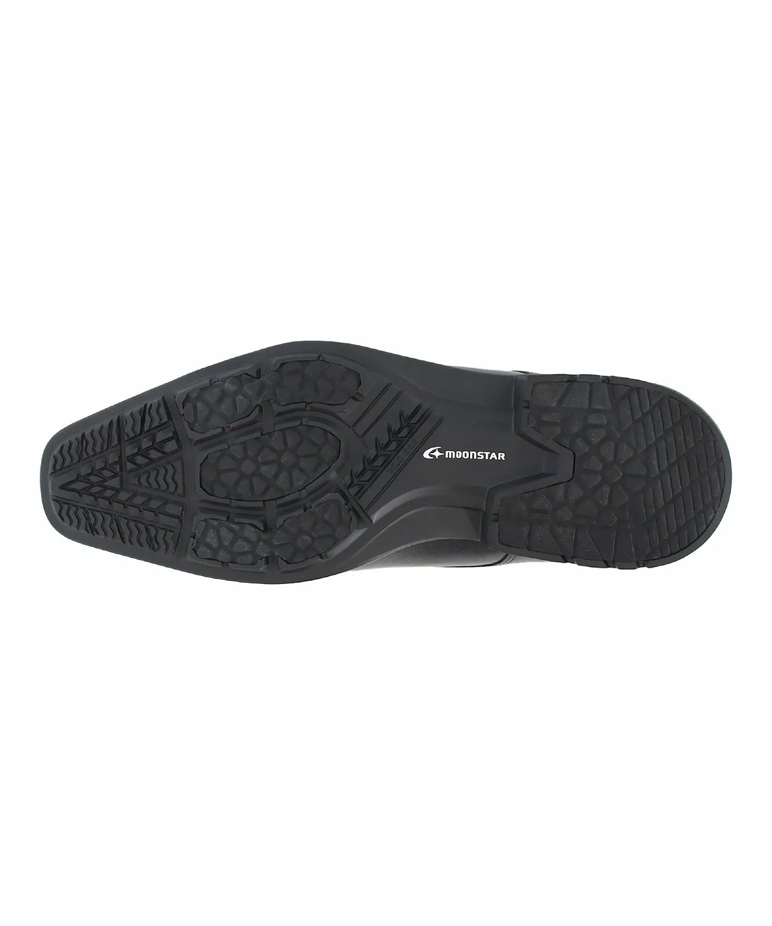Мужские кожаные туфли MoonStar SPH4614SN с нескользящей подошвой. Balance Works, black — фото 2