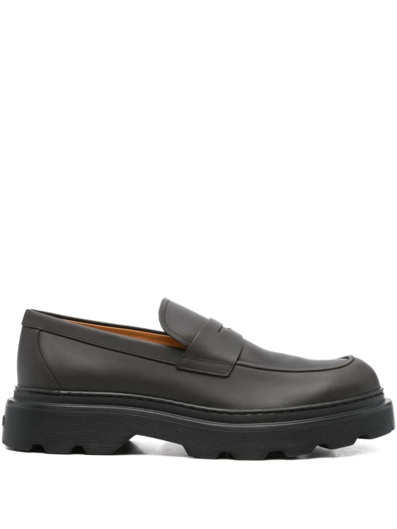 

Туфли Tod's с толстым дном и слотом для пенни, черный
