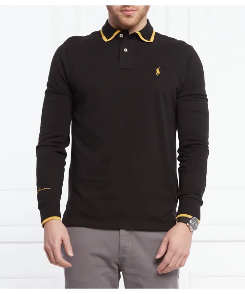 

Футболка поло Slim fit Polo Ralph Lauren, черный