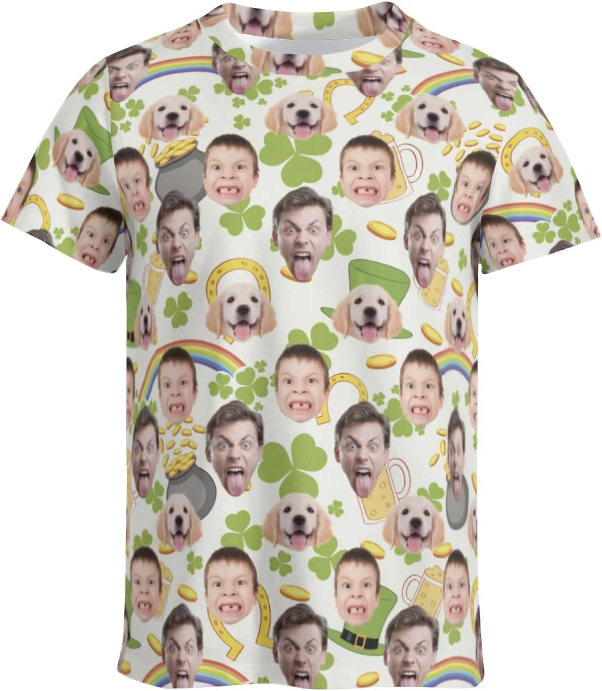 Футболка Custom St Patrick's Day с принтом, Unisex
